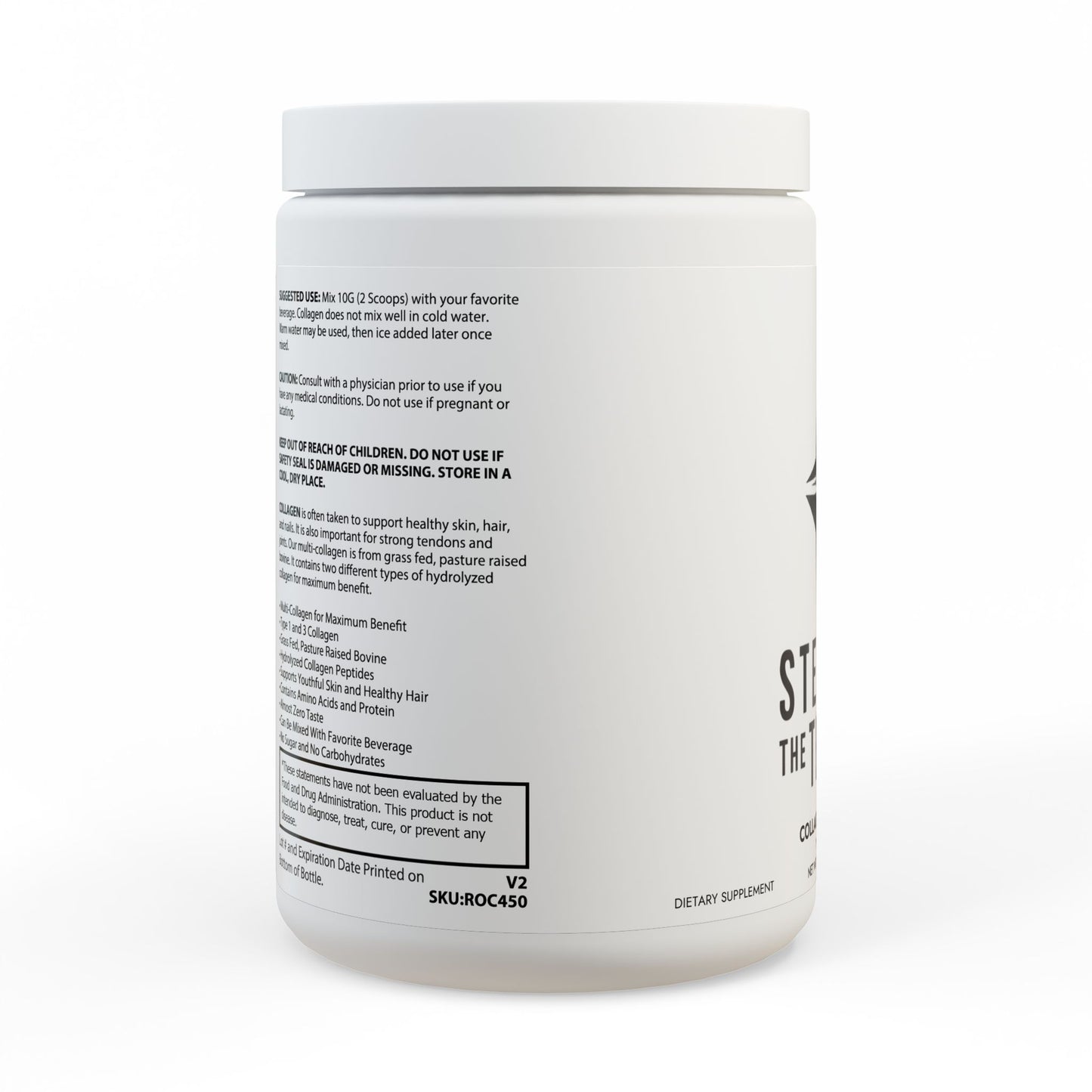 Collagen Peptides Type I & III Supplement (350g, 12.3oz)
