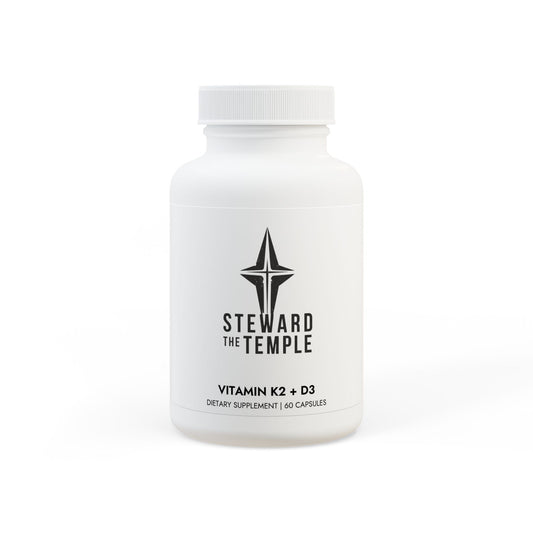 Vitamin K2 + D3 Supplement (60 Capsules)