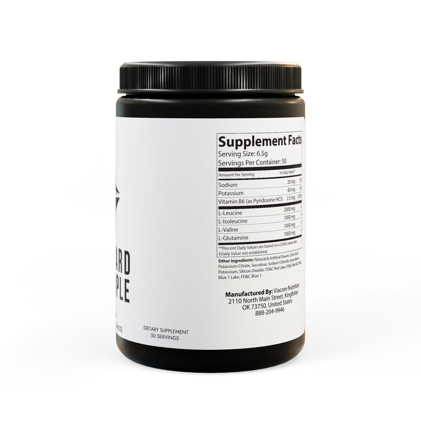 BCAA Supplement, Grape (325g, 11.46oz, 50 servings)